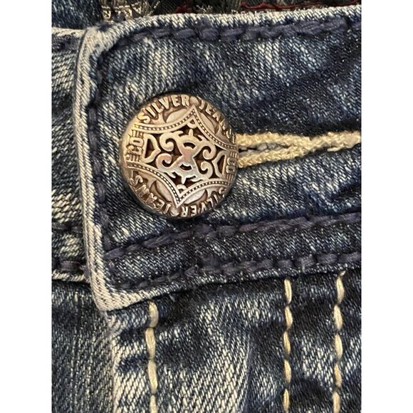 Silver Jeans Suki Surplus Women's Tag 28x30 Medium Wash Mid Rise Bootcut 30x30 - Picture 10 of 15